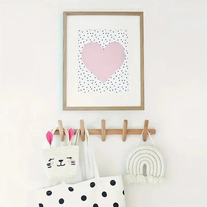 Maeve Solid Oak Wall Organiser Rack
