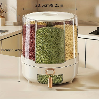 360 Rotating Airtight Grain Dispenser