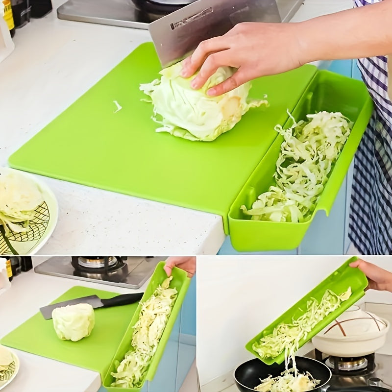 2-in-1 Chopping Board with Storage Box