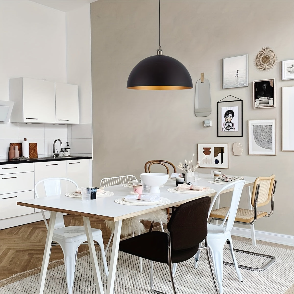 Industrial Dome Pendant Light