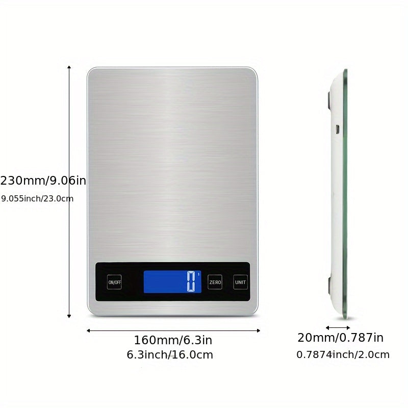 15kg Rechargeable Digital Kitchen Scale