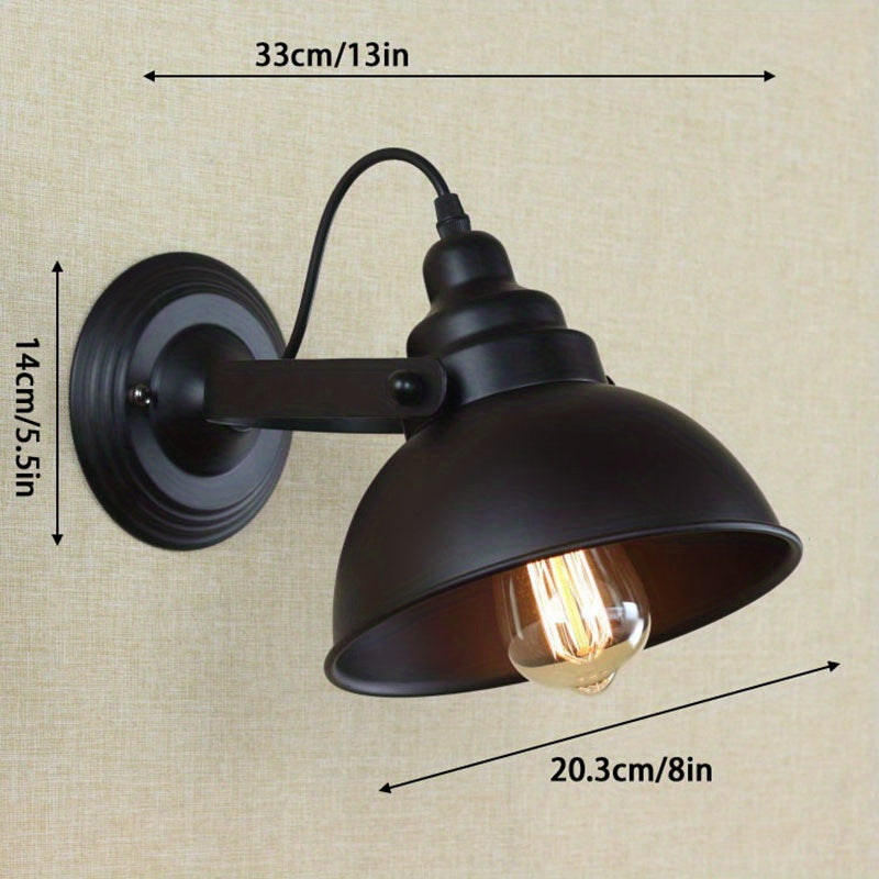 Industrial Retro Metal Wall Sconce