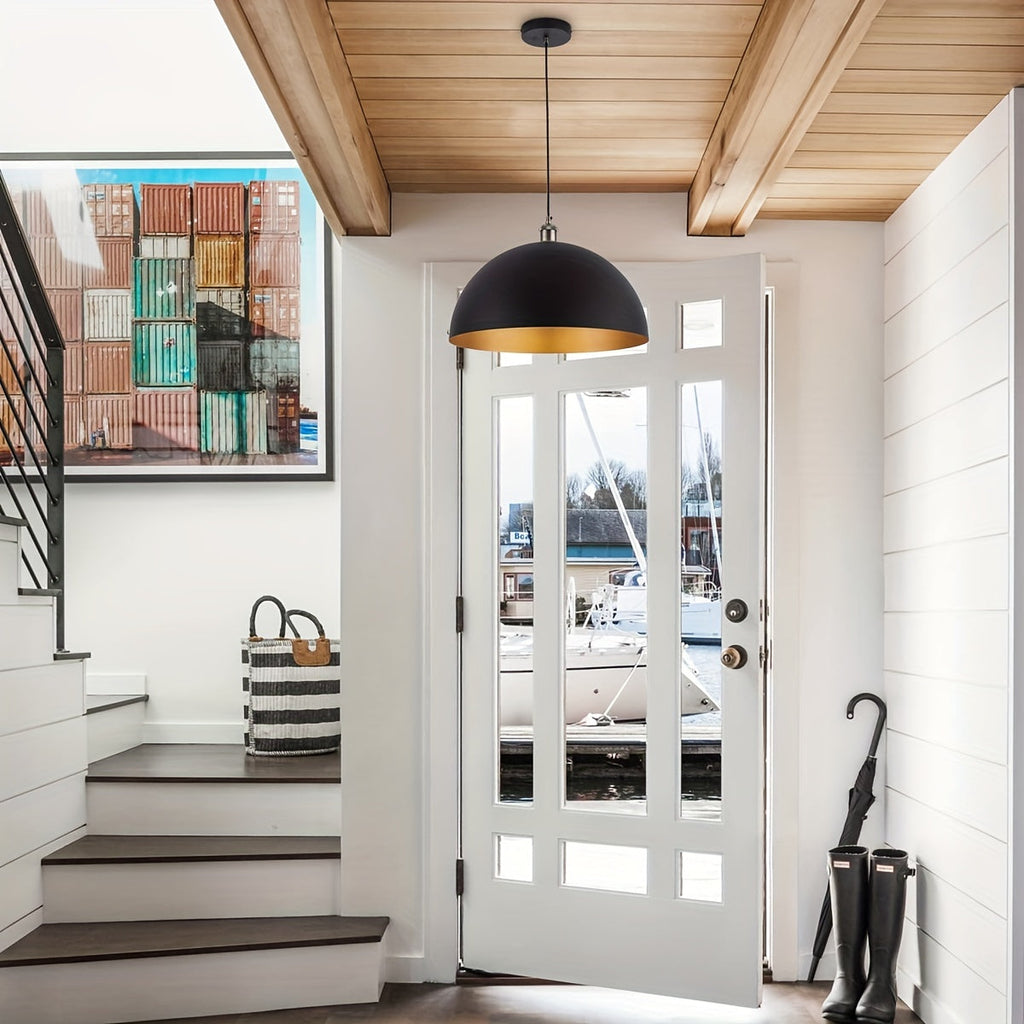 Industrial Dome Pendant Light