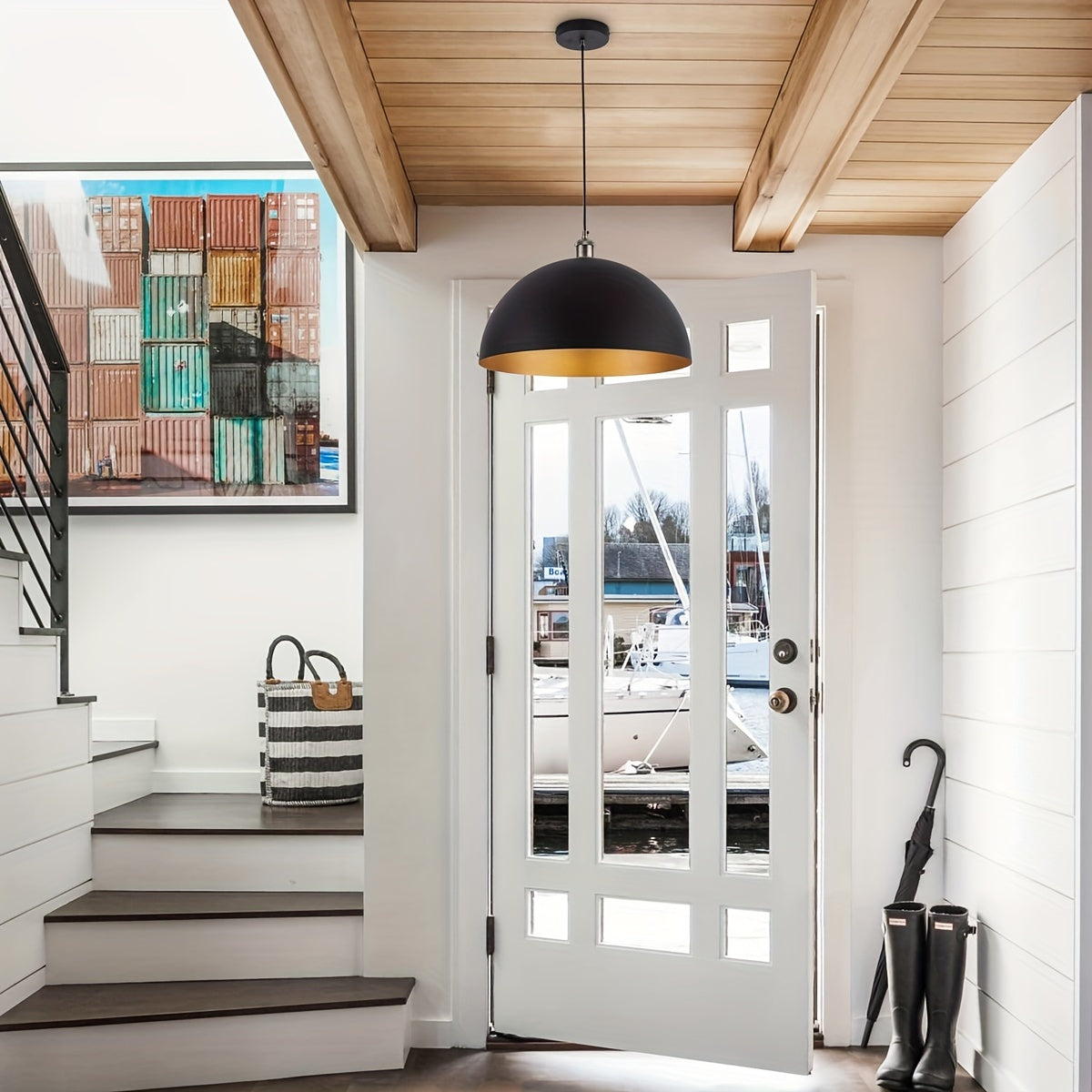 Industrial Dome Pendant Light
