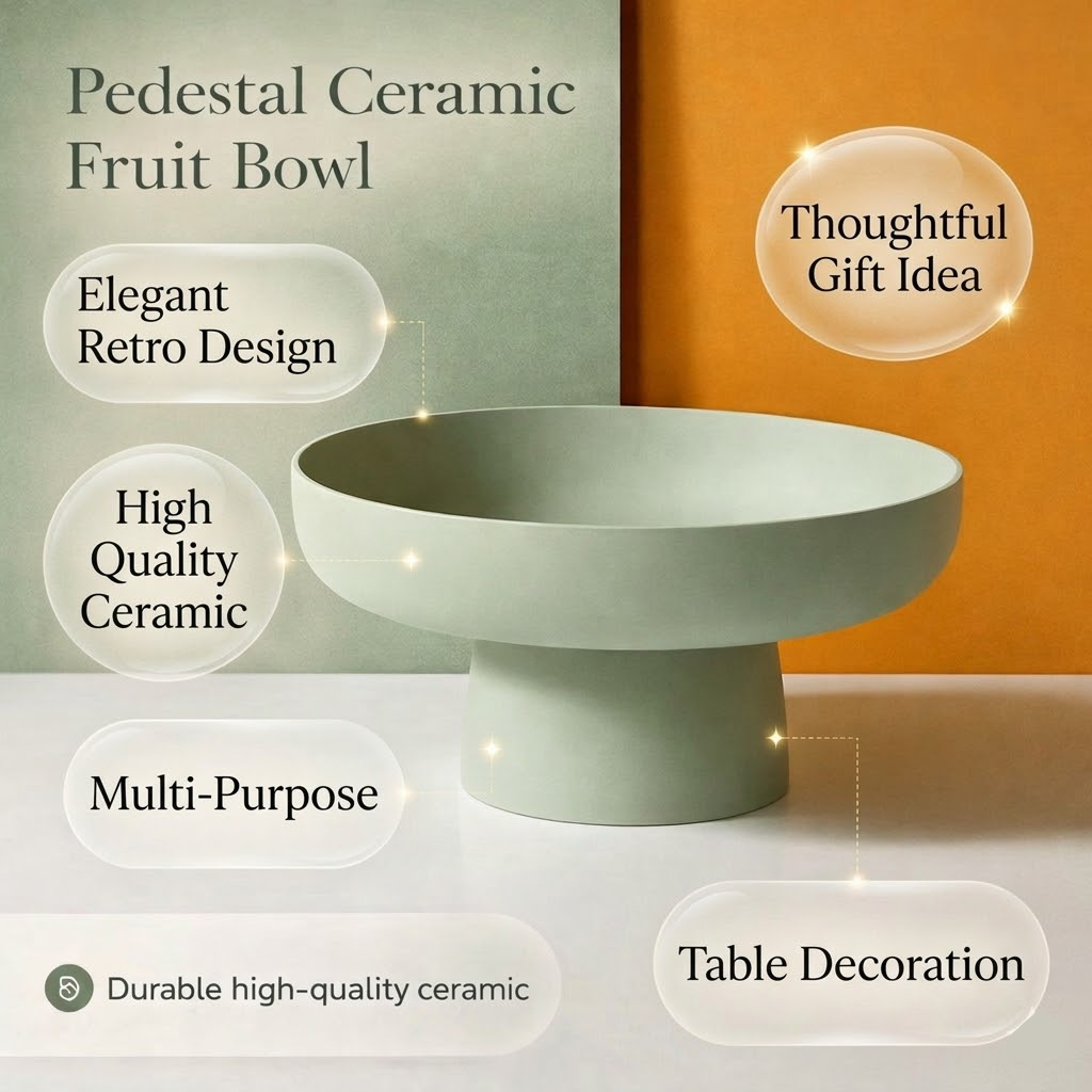 Ceramic Kitchen Counter Fruit Bowl