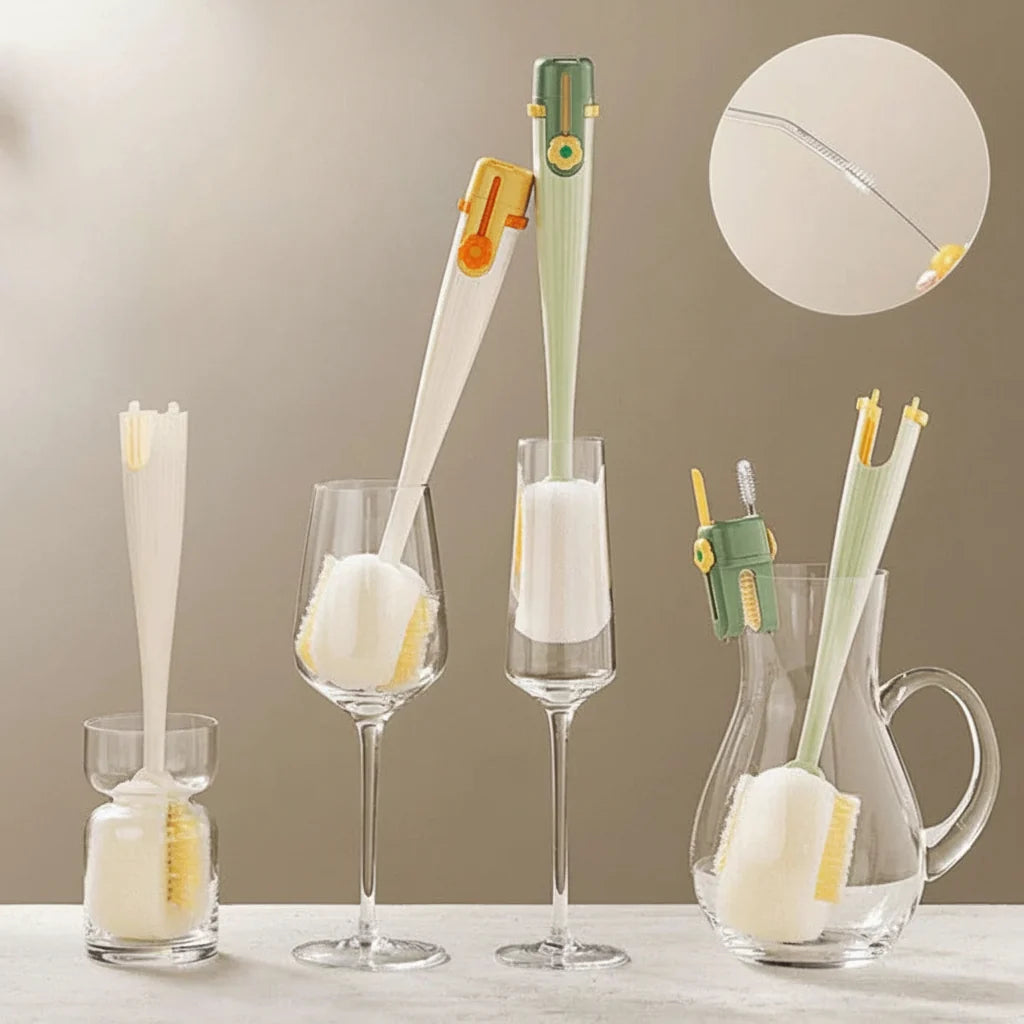 Multifunction Bottle Cleaning Brush Set