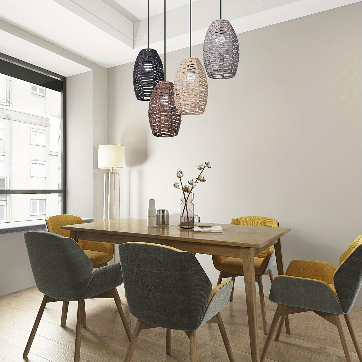 Natural Woven Rope Ceiling Shade