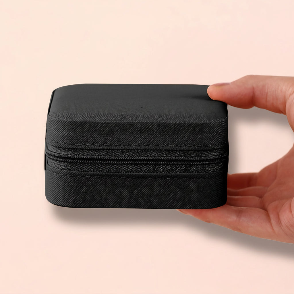 Zipper Travel Jewellery Organiser Case
