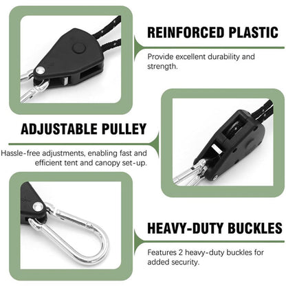 Camping Rope Easy Shelter Setup High Strength Durability - Image 6