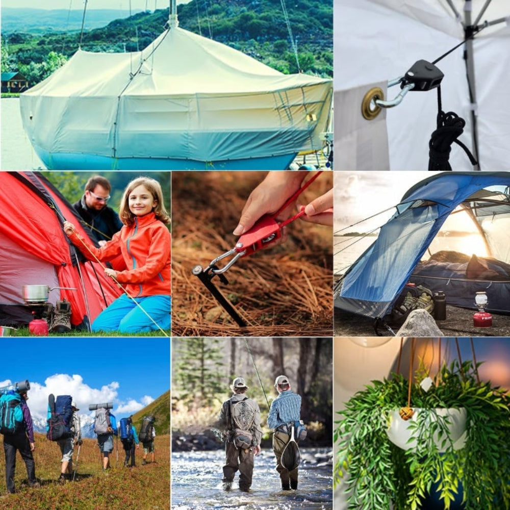 Camping Rope Easy Shelter Setup High Strength Durability - Image 7
