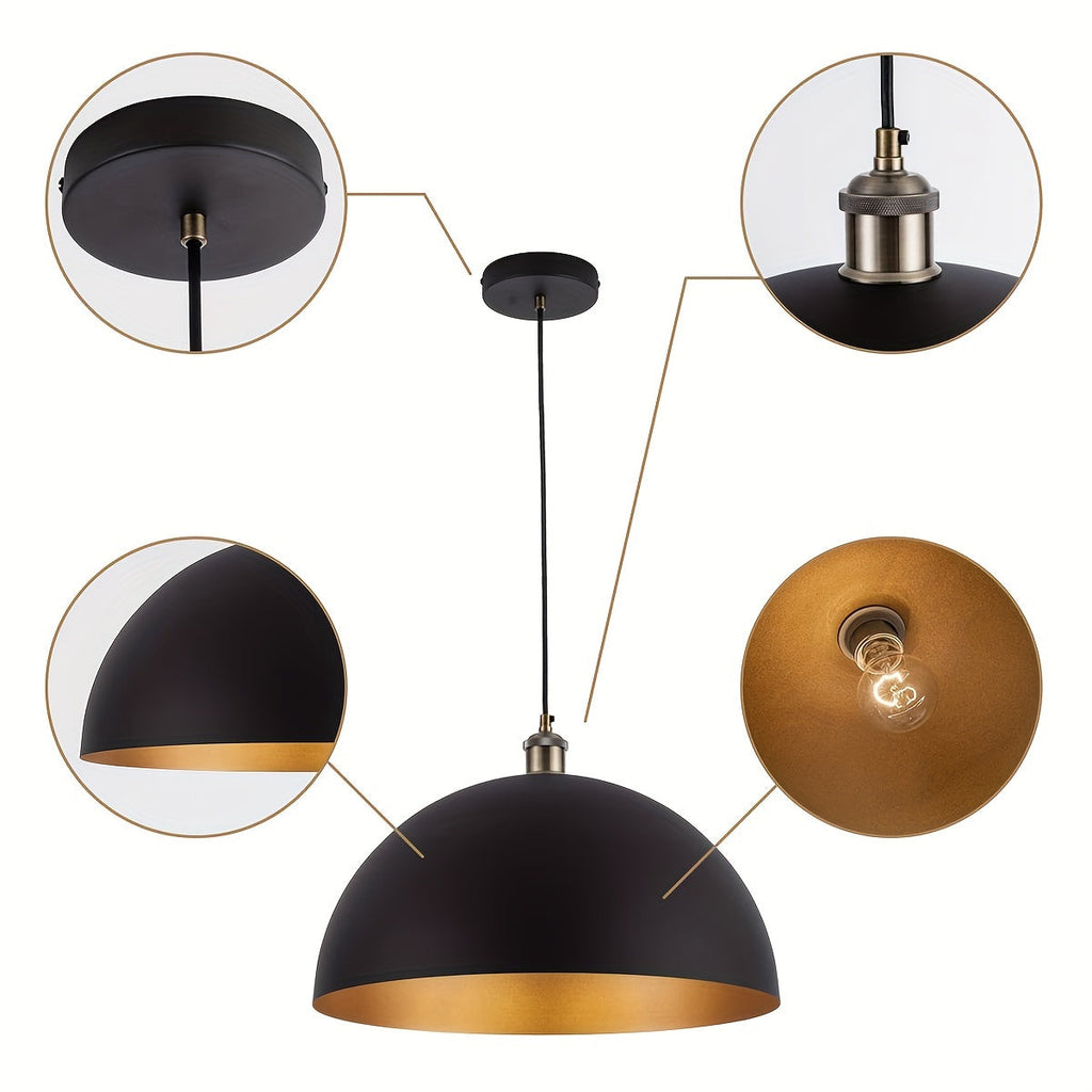 Industrial Dome Pendant Light