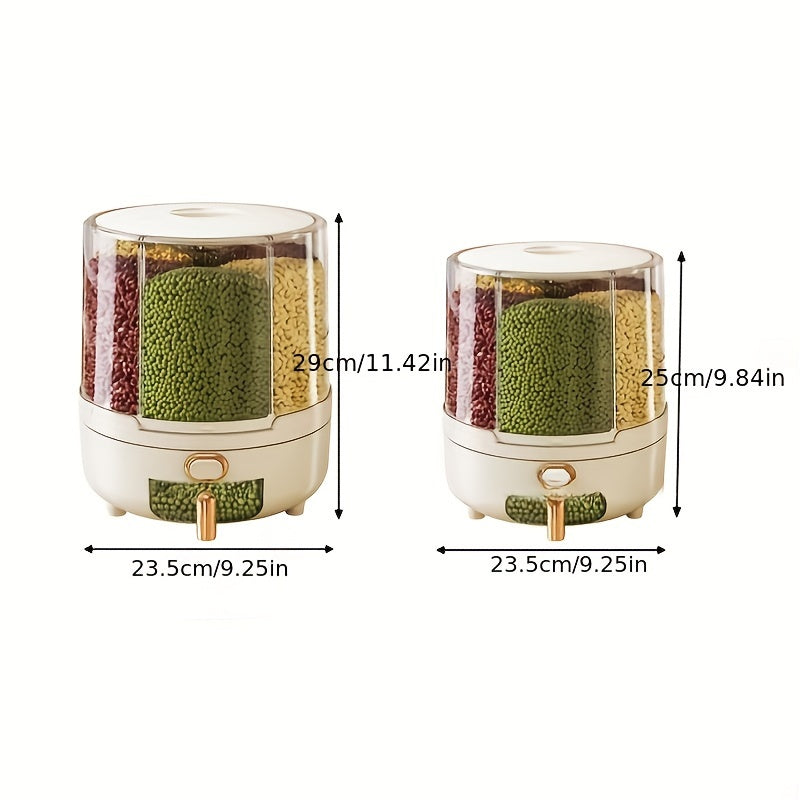 360 Rotating Airtight Grain Dispenser