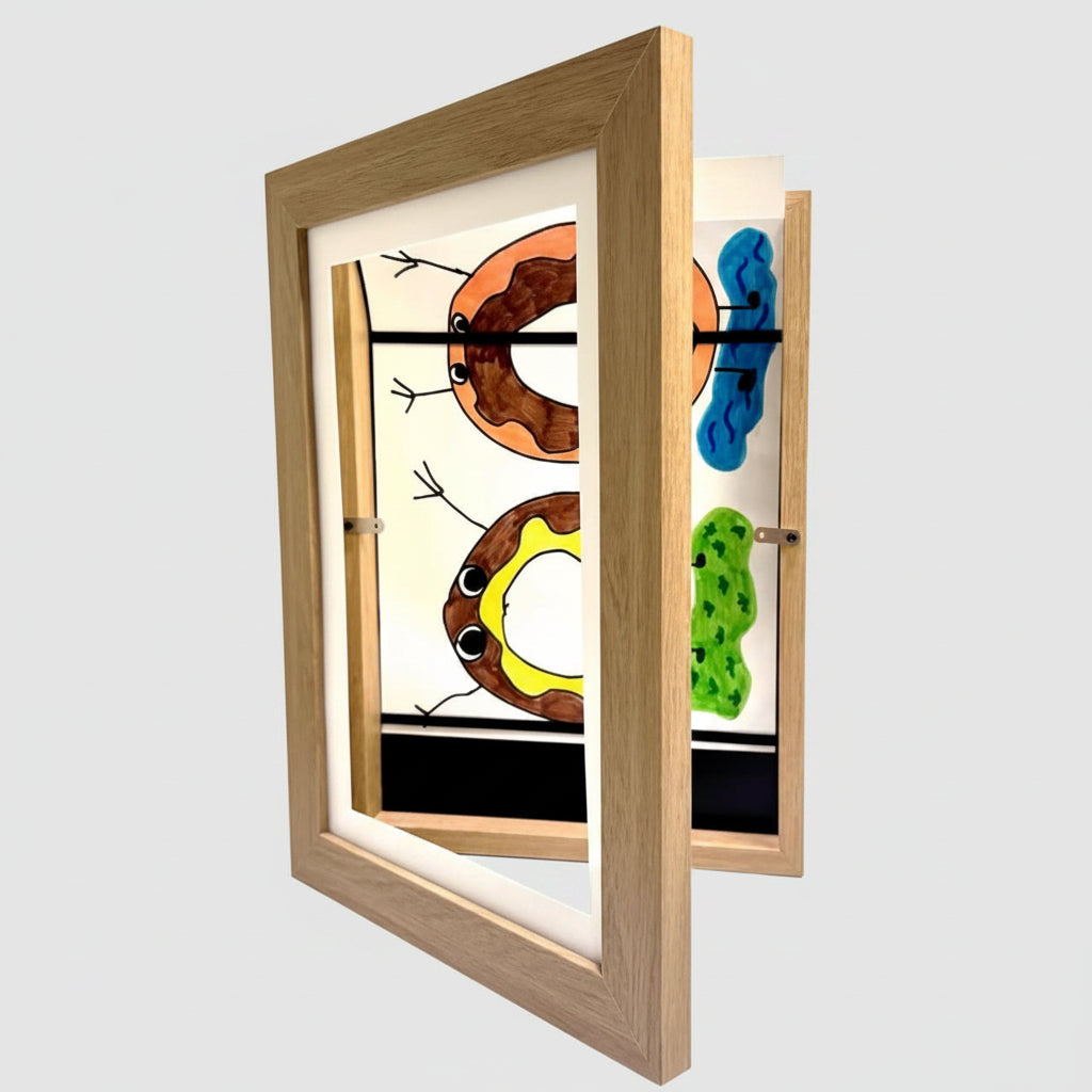 Kids Art Display Frame Wall Storage