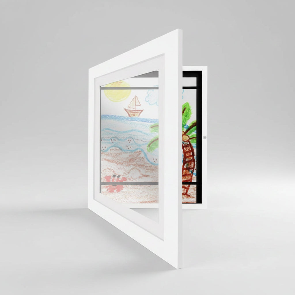 Kids Art Display Frame Wall Storage