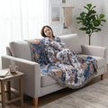 Cooling Sofa Throw Blanket Floral Boho - Image 1