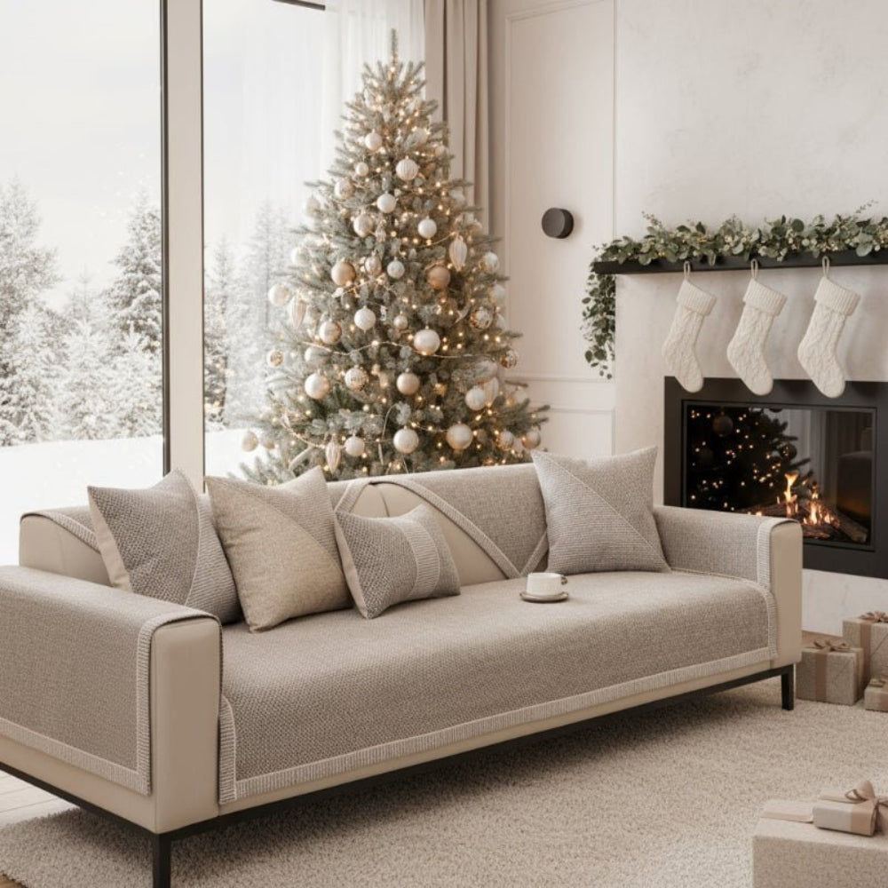 Cotton Sofa Cover Protector Furniture Non Slip - Image 1