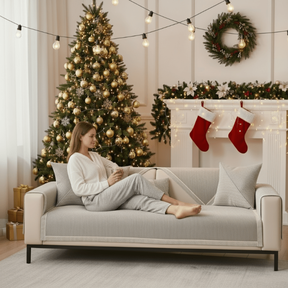 Cotton Sofa Cover Protector Furniture Non Slip - Image 2