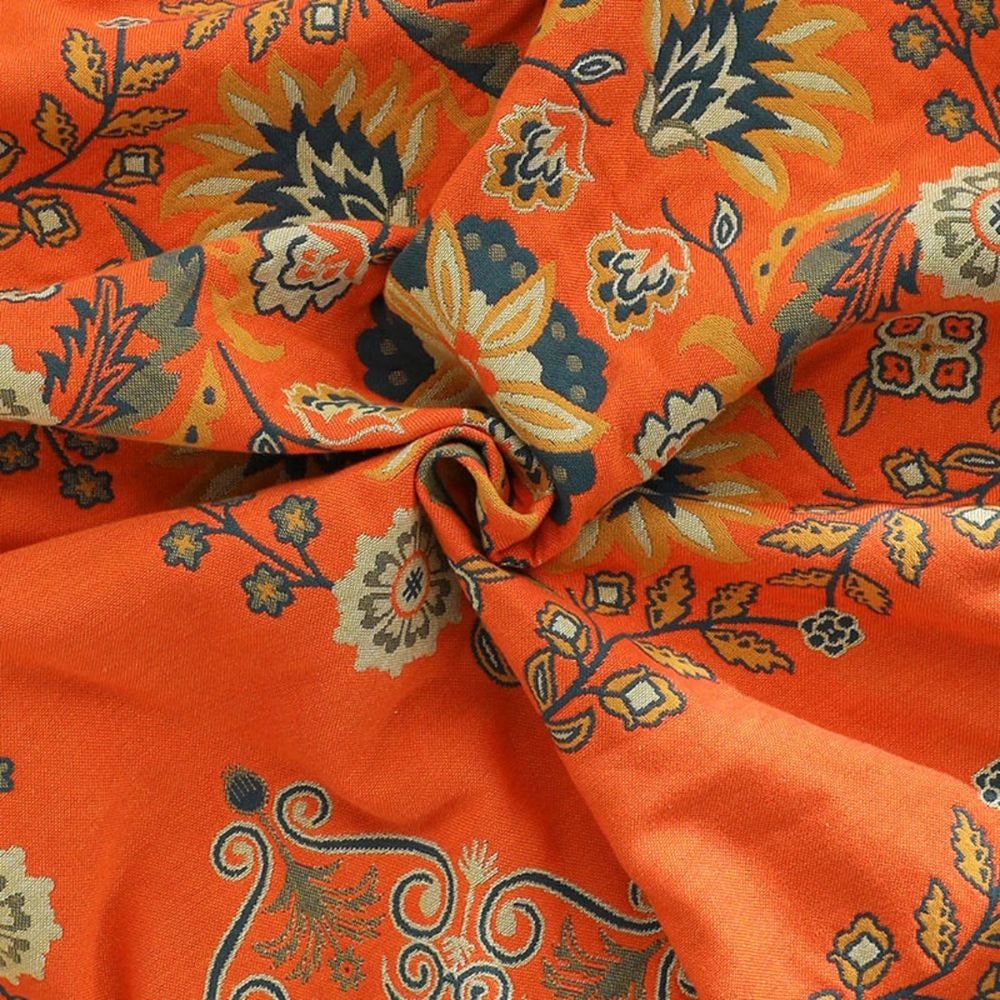 Fringe Cotton Reversible Throw