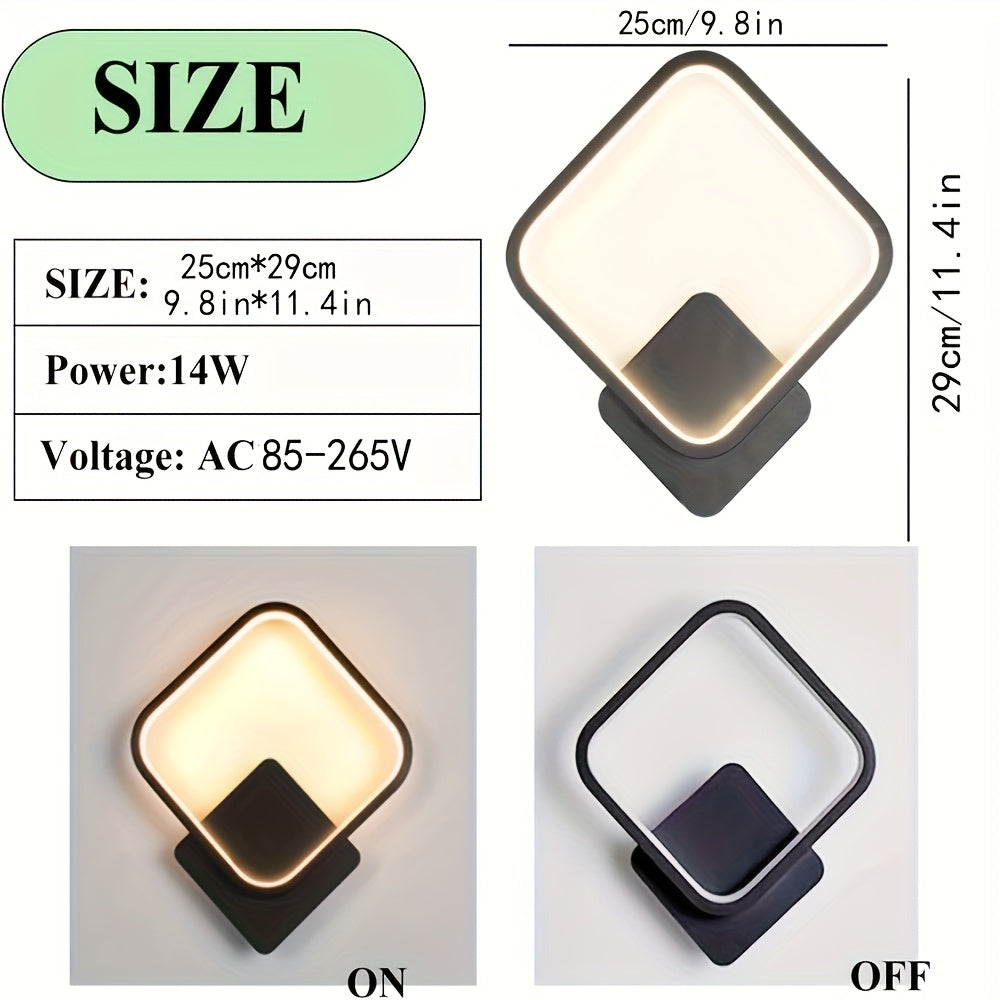 Minimalist Square LED Wall Lamp