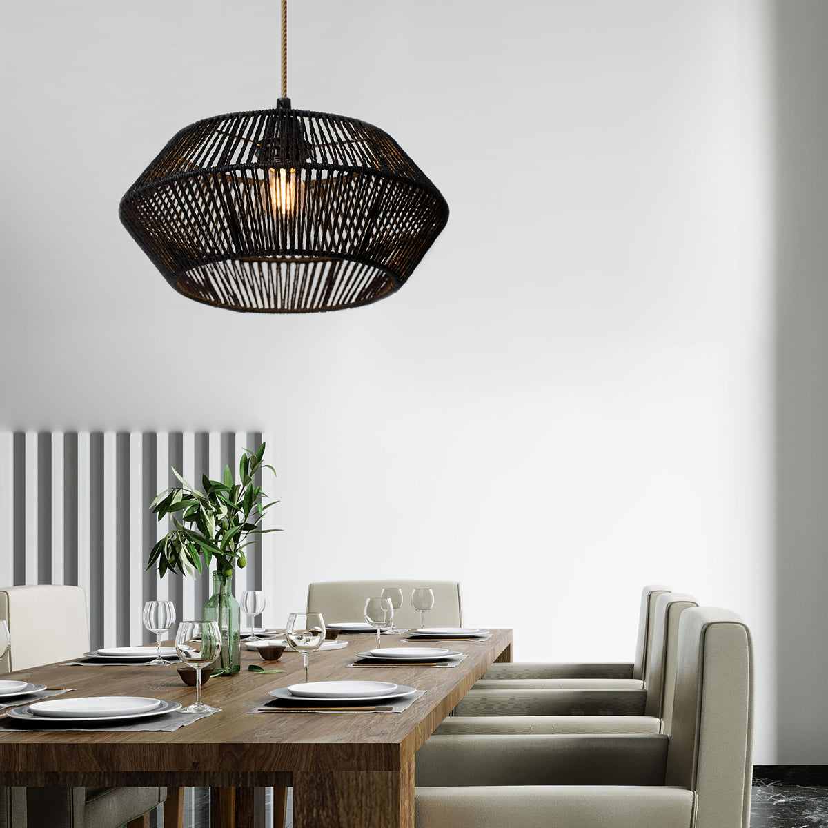 Paper Rope Pendant Light Shade