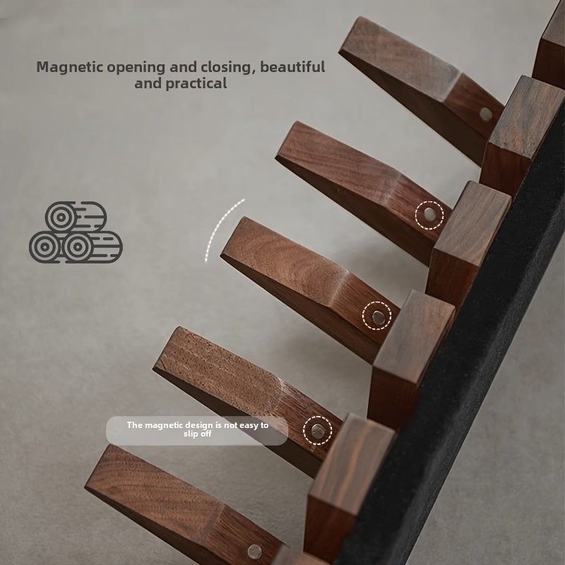Foldable Piano Key Wooden Wall Hooks
