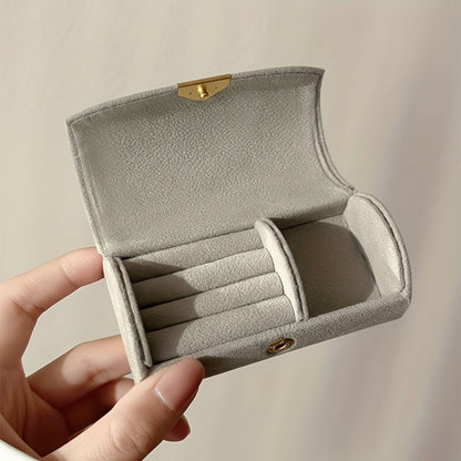 Snap Closure Travel Jewellery Case