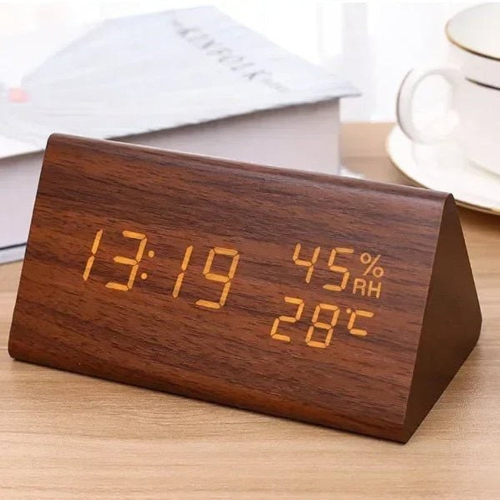 Digital Alarm Clock Modern Design Multi Function Display - Image 2