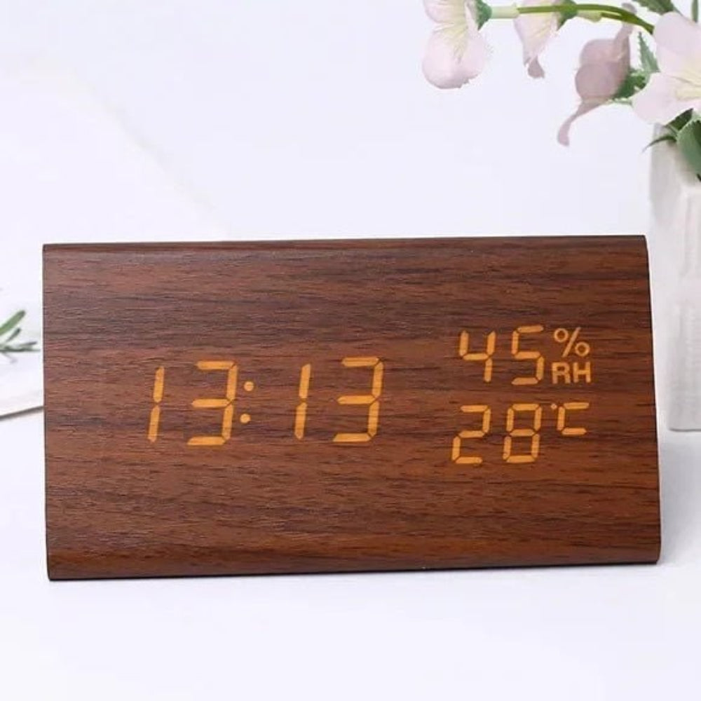 Digital Alarm Clock Modern Design Multi Function Display - Image 4
