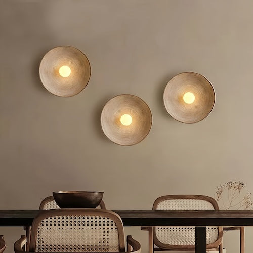 Rustic Wood LED Wall Sconce