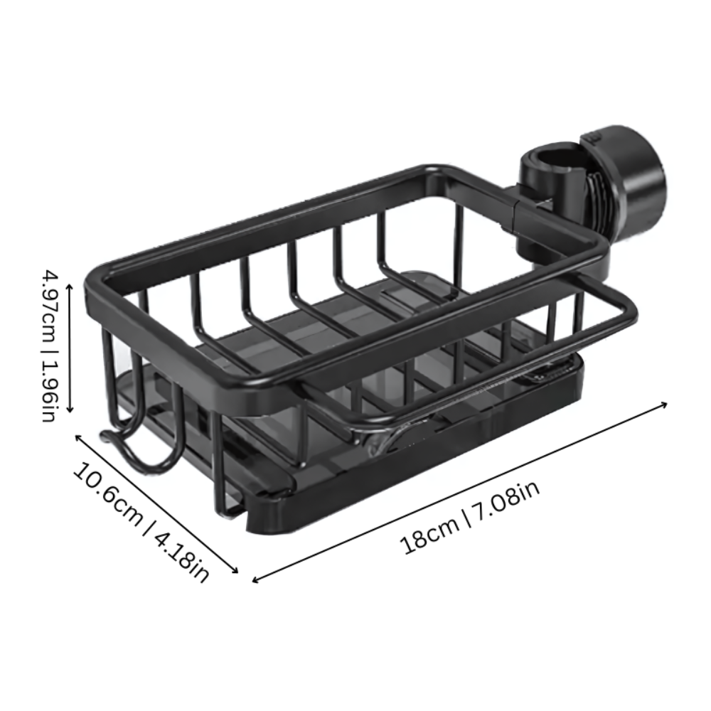 Dish Drying Rack Sink Caddy Organizer Kitchen Storage Basket - Image 2