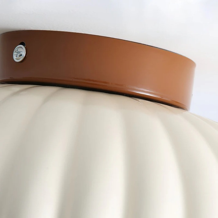 Iron & Glass Hallway Ceiling Light