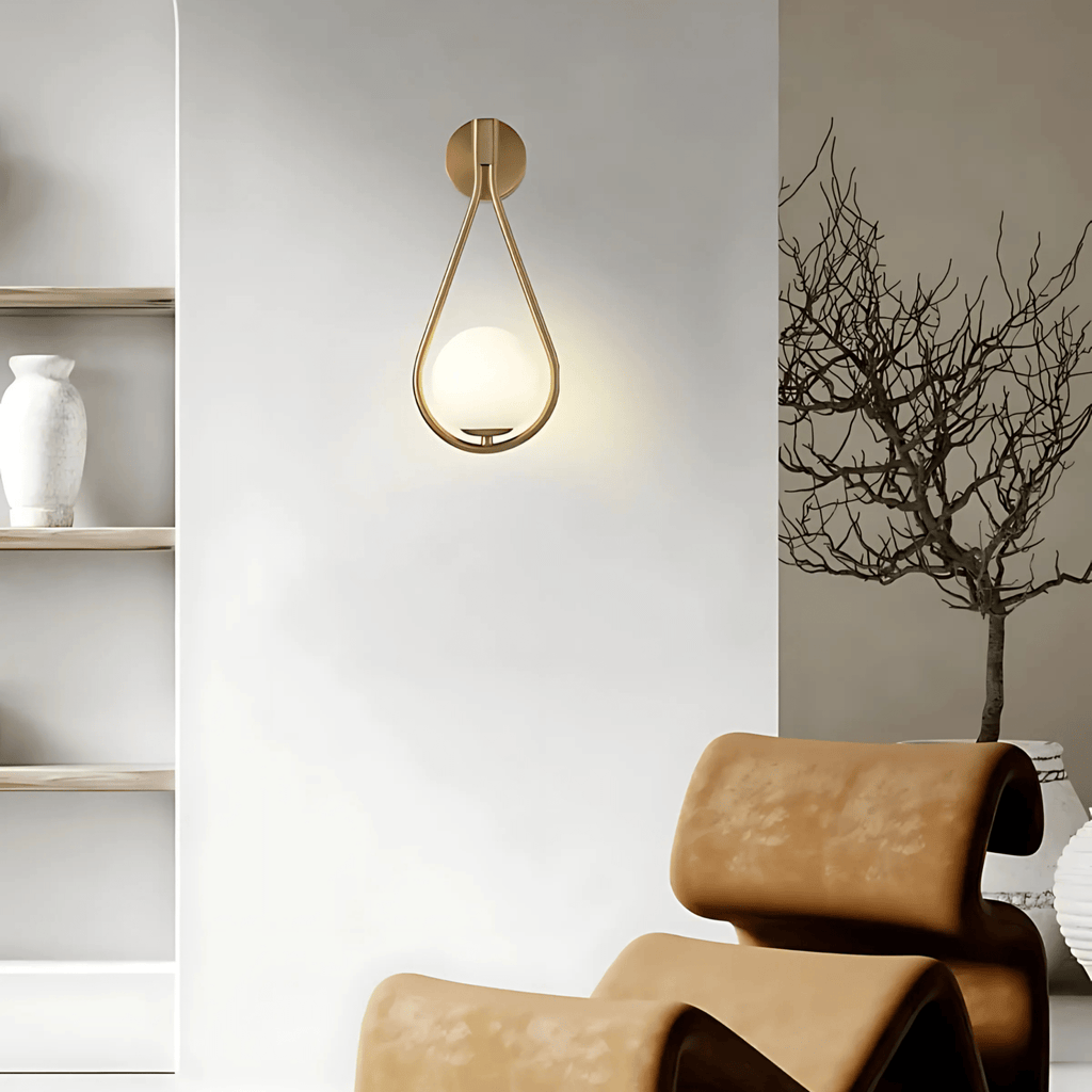 Droplet Modern Teardrop Wall Lamp