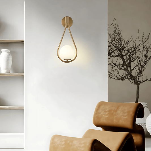 Droplet Modern Teardrop Wall Lamp