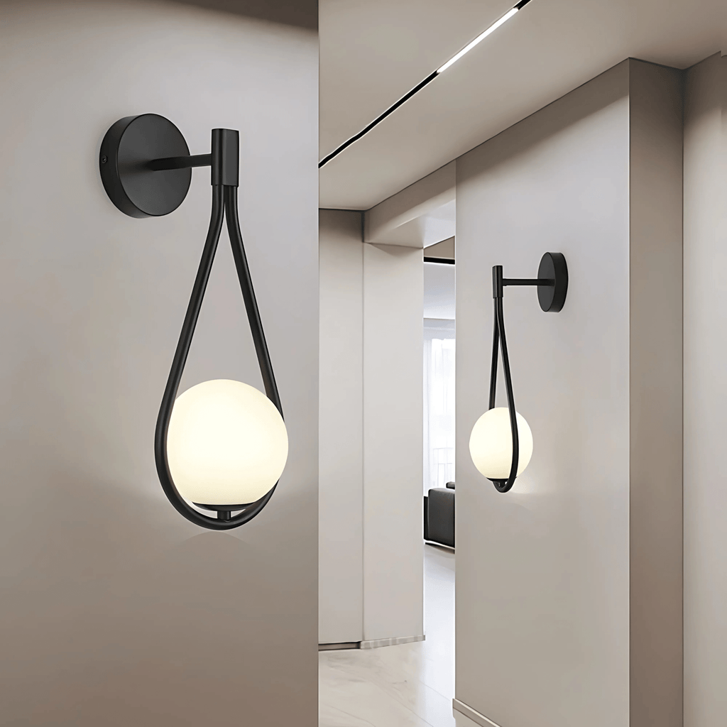 Droplet Modern Teardrop Wall Lamp