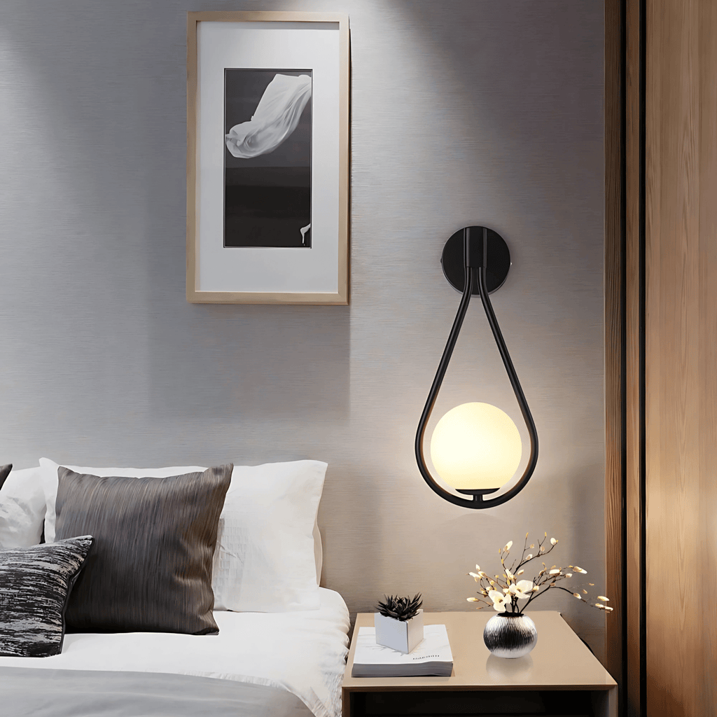 Droplet Modern Teardrop Wall Lamp