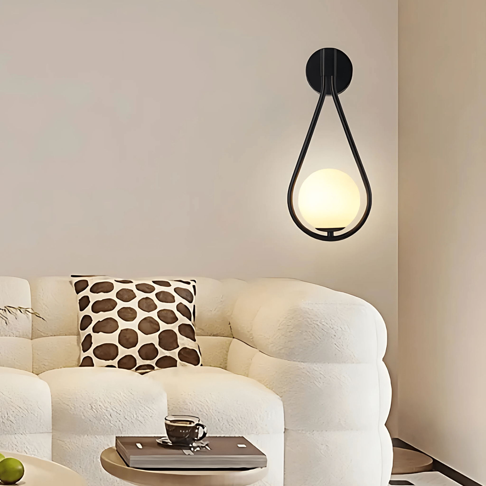 Droplet Modern Teardrop Wall Lamp