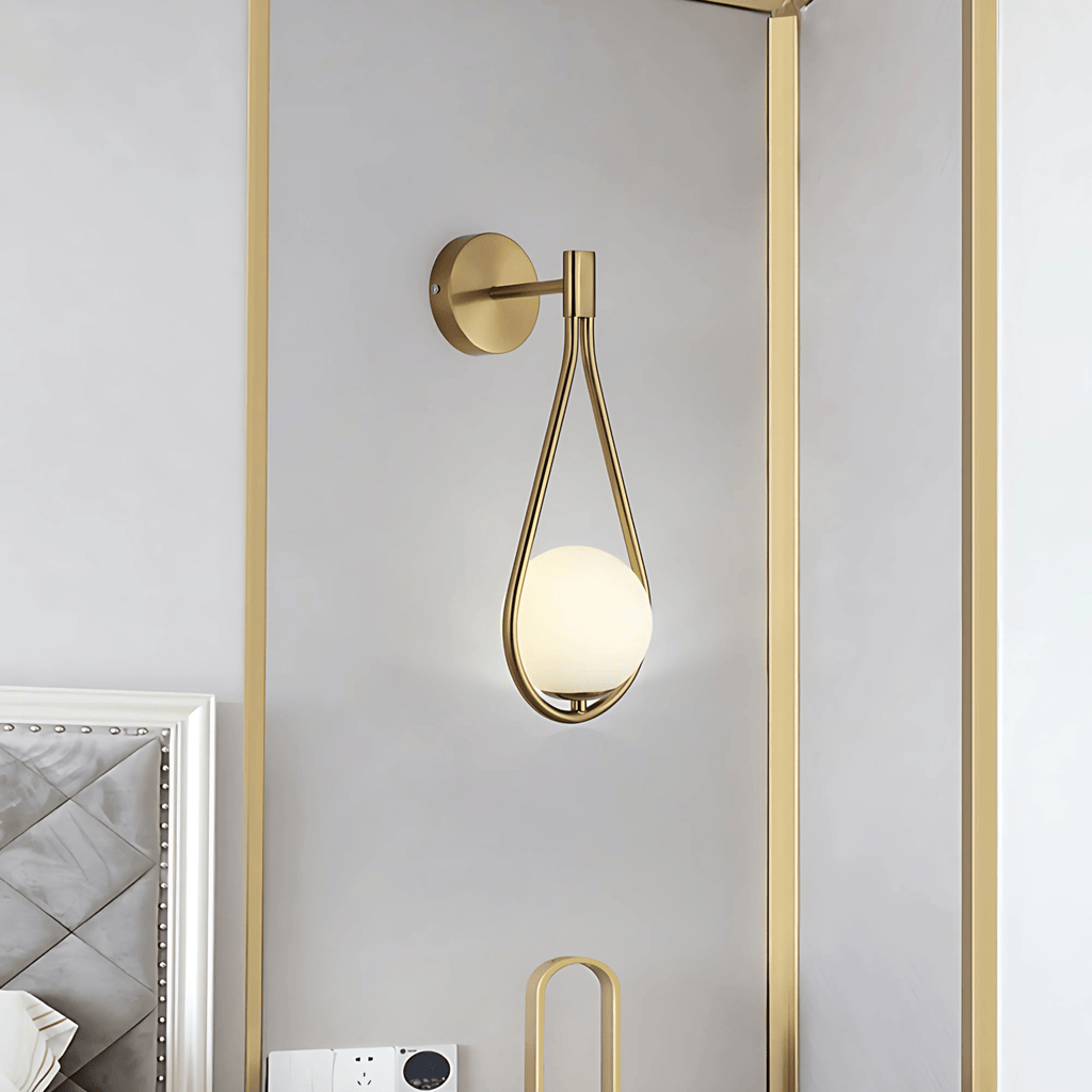 Droplet Modern Teardrop Wall Lamp