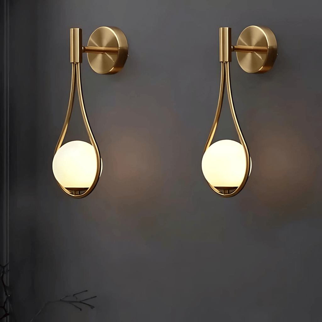 Droplet Modern Teardrop Wall Lamp