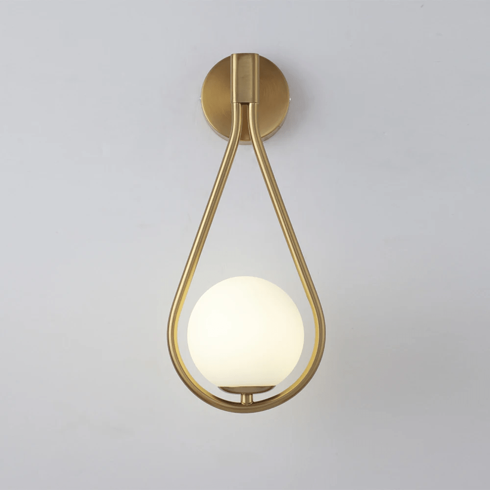 Droplet Modern Teardrop Wall Lamp