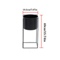 Black Metal Rectangular Plant Stand