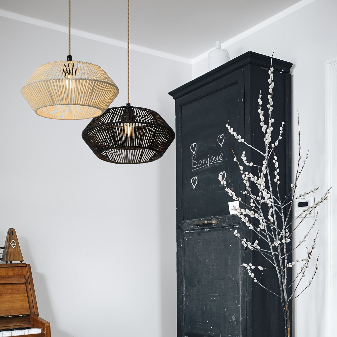 Paper Rope Pendant Light Shade