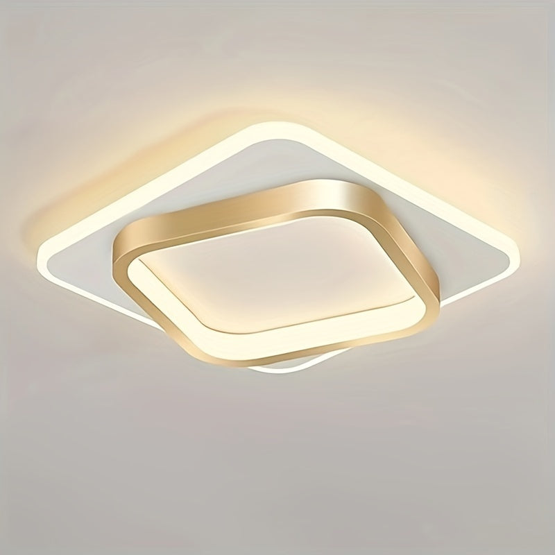 Square Geometric LED Ceiling Light