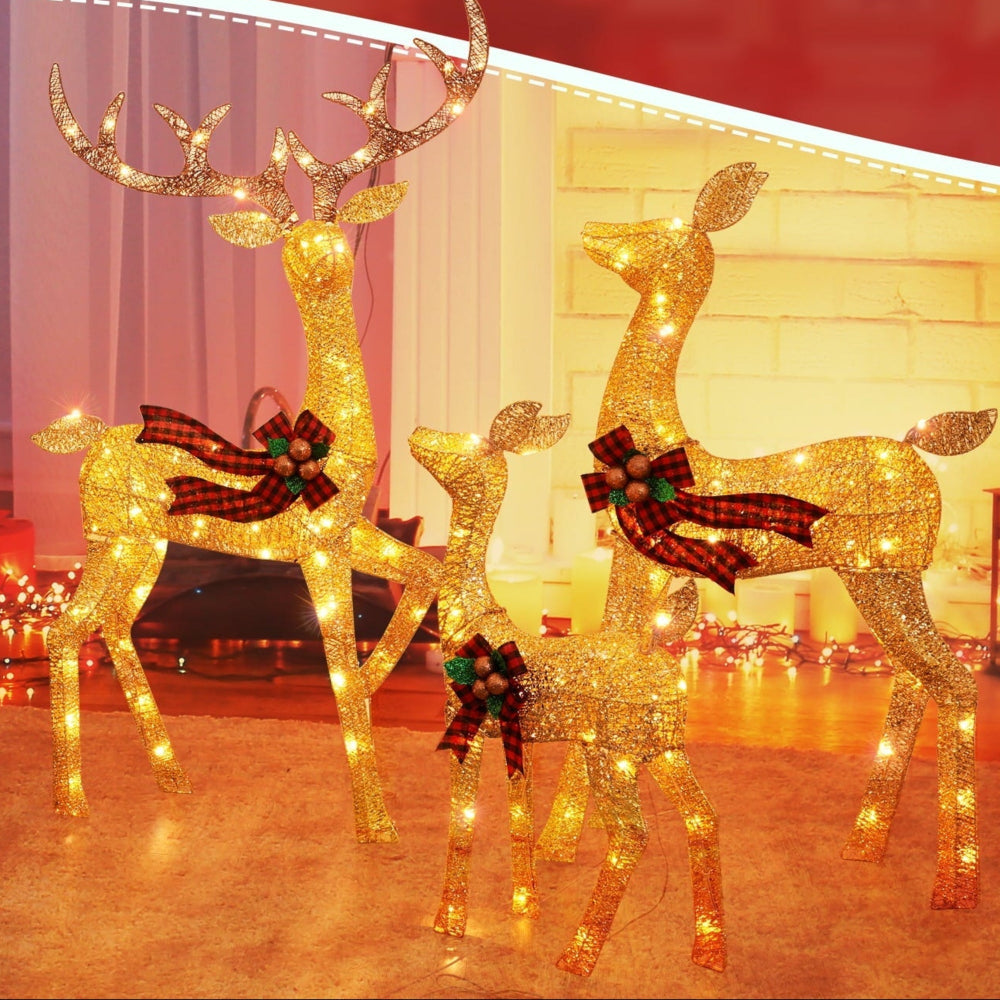 Tuinverlichting Kerst Rendieren Set Waterdicht LED Buiten Decor - Image 12