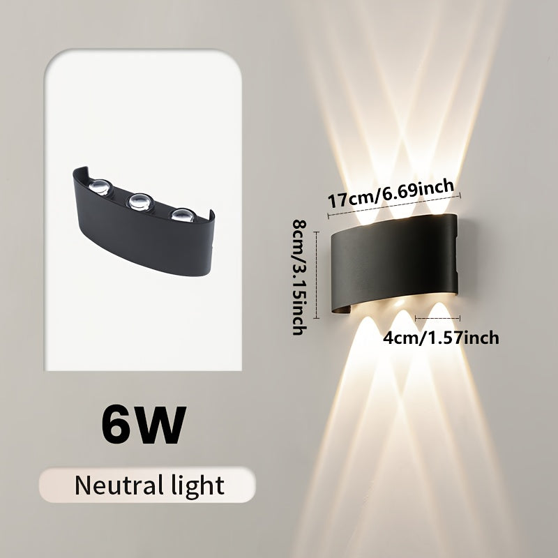 Dual Beam LED Wall Light IP55