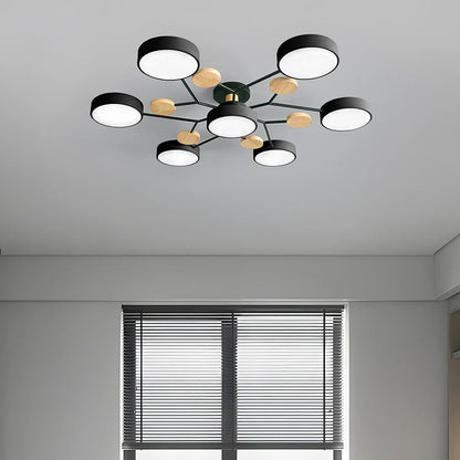 Celeste Semi Flush LED Chandelier