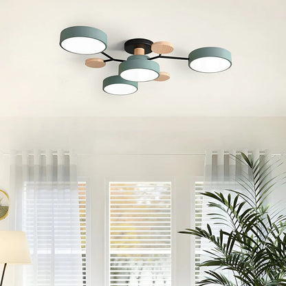 Celeste Semi Flush LED Chandelier