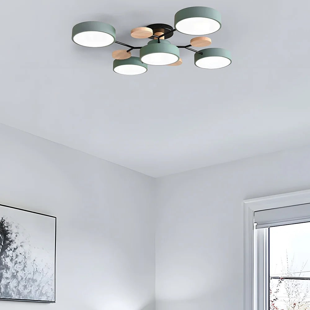 Celeste Semi Flush LED Chandelier