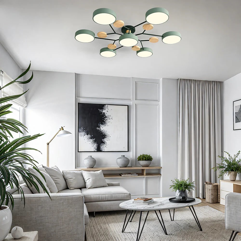 Celeste Semi Flush LED Chandelier