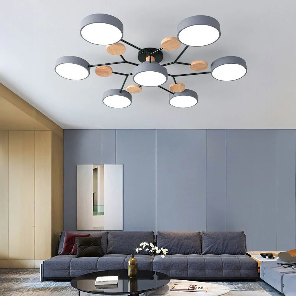 Celeste Semi Flush LED Chandelier