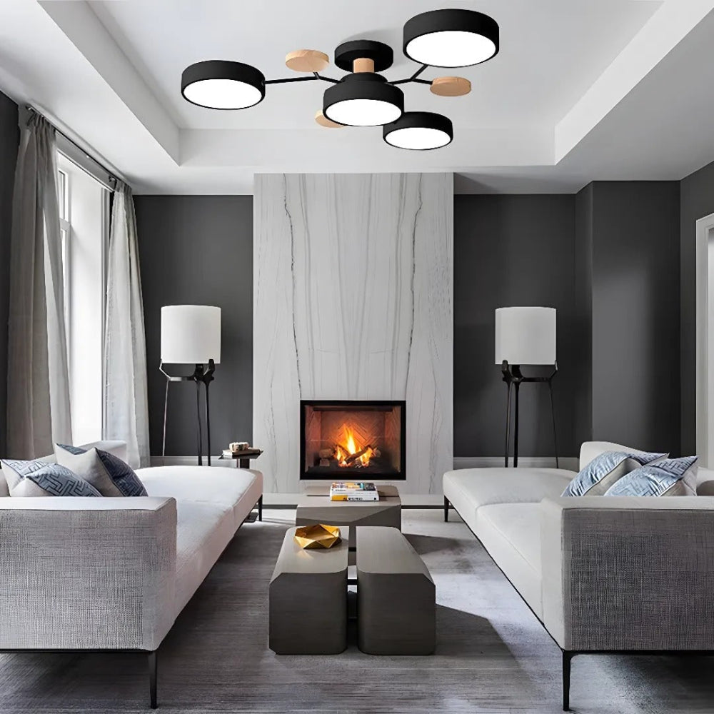 Celeste Semi Flush LED Chandelier